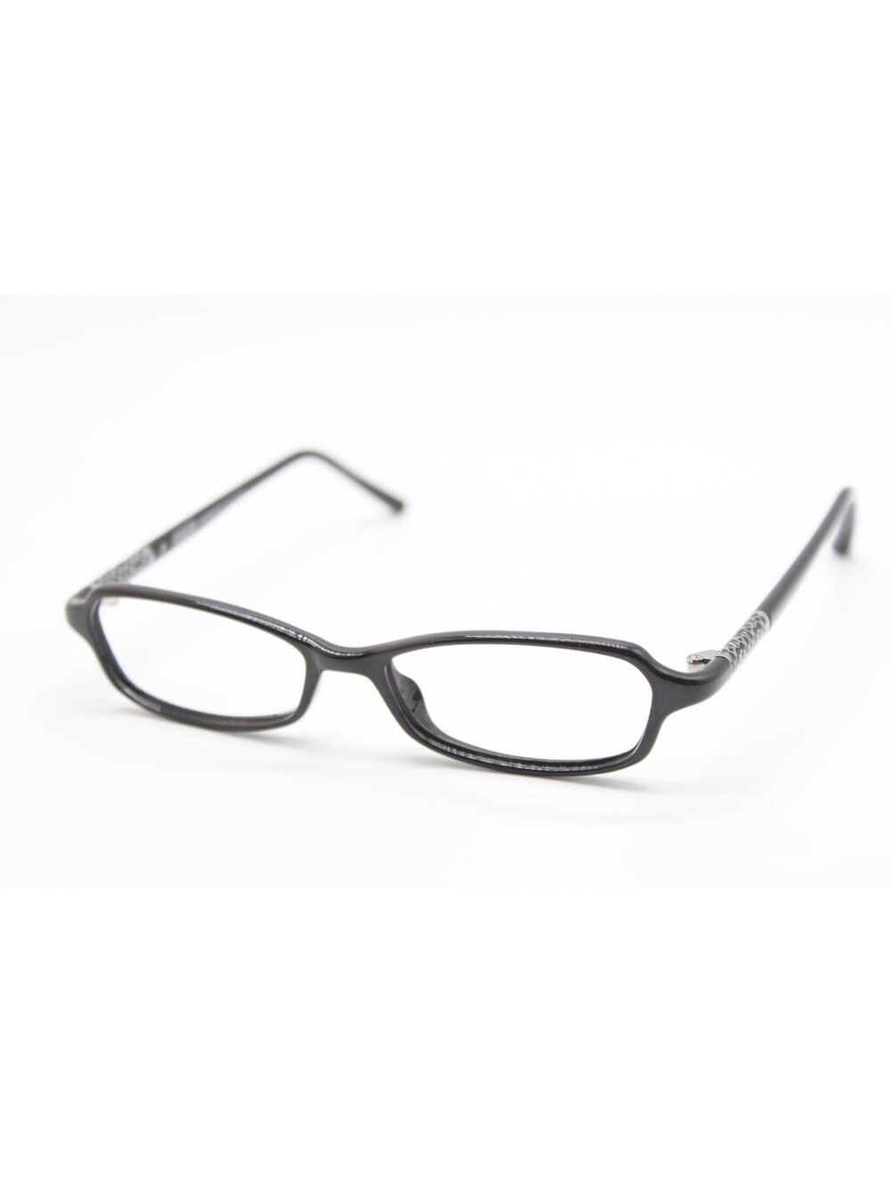 NEW COACH GEORGEANNA (623) BLACK SILVER AUTHENTIC EYEGLASSES 49-16